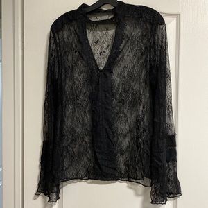 Guess Lace Long Sleeve Top